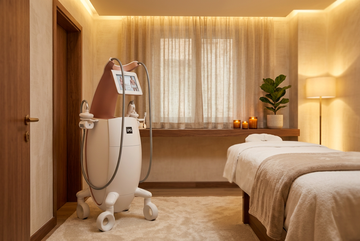LPG endermologie Cellu M6 Alliance device in the studio